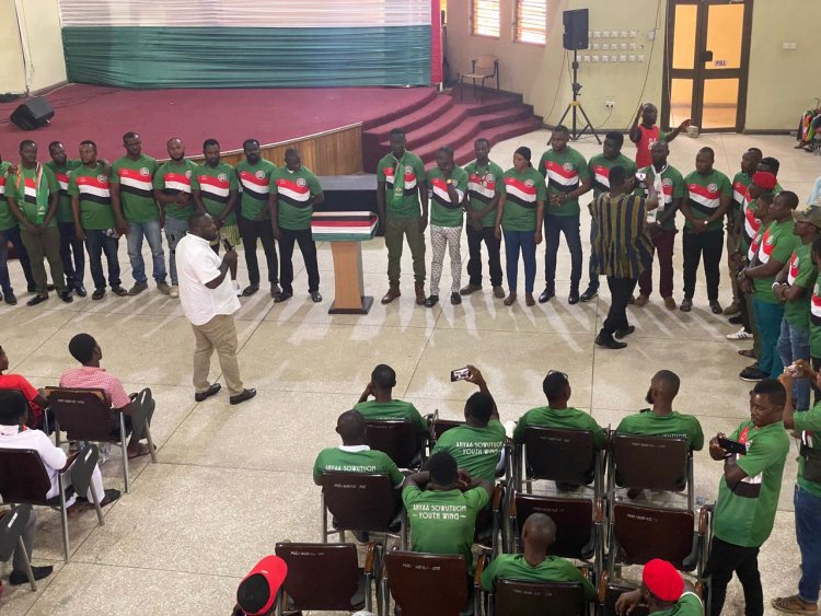 NDC National Youth Organsier Inaugurates  Anyaa Sowutuom Youth Wing And Inducts Newly Elected TEIN Executives of Pentecost University