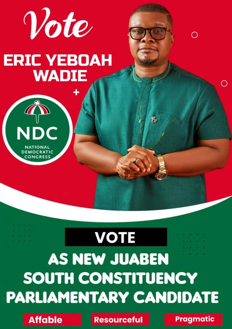 Meet Eric Yeboah Wadie, The Man Tipped To Win NDC Parliamentary Primaries For  New Juabeng South