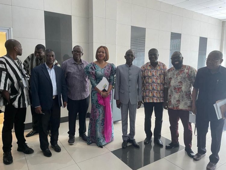 The Electoral Commission Meets  With The Leadership Of NDC