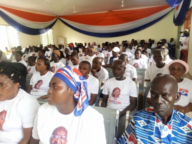 NPP Faithfuls In Anyaa Sowutuom Endorses Bawumia's NPP Flagbearer Bid For 2024 election --As Bawumia Victory Train Campaign Team Launched