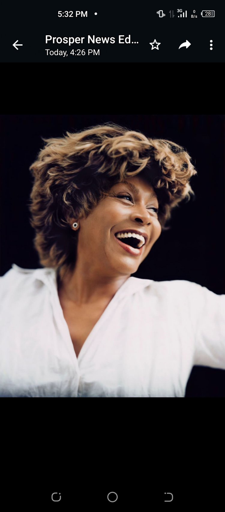 DAF eulogizes Tina Turner,opens book of condolences