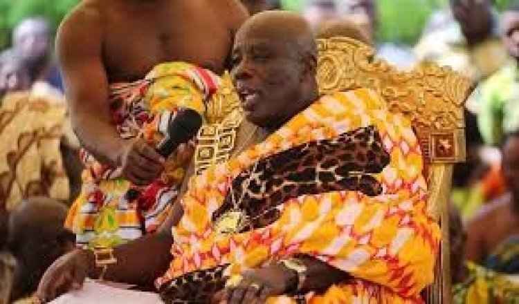 NDC Supporters Demand  Accountability From Okyehene  And President Of NHCs On Trees Planted With GNPC Money; But  Ogyeahohuo Yaw Gyebi II Denies Receiving Cash From GNPC