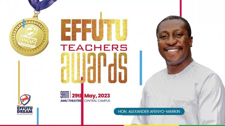 Afenyo Makin Demonstrates  Commitment To Award Hard  Working Teachers In Efutu