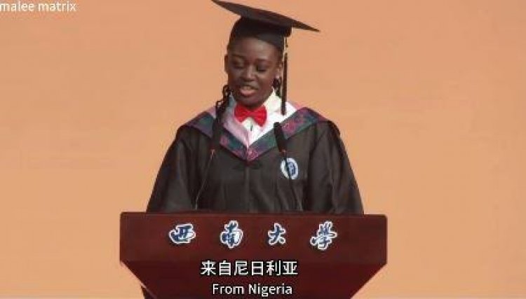 Nigerian Student, Ifeoma Amuche Emerges Best Graduating Student In China