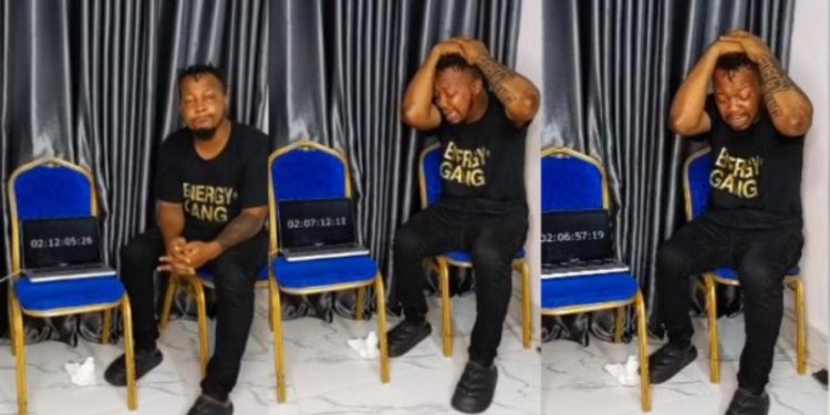 Nigerian man embarking on Guinness World Record cry-a-thon goes partially blind