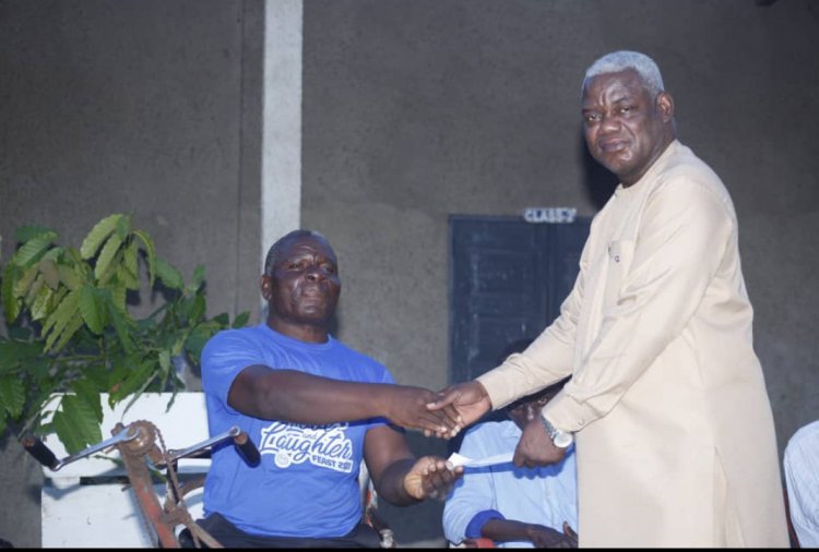 Honorable Ben Ayiku, Ledzokuku MP Supports Hope for Life Disabilities Association in Teshie