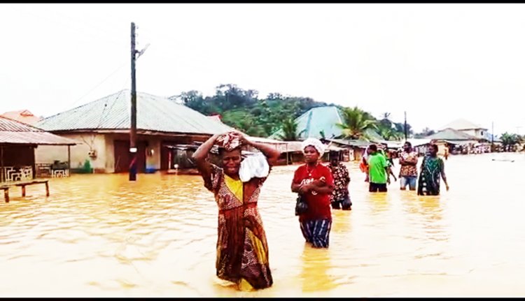 Thousands Of Houses Submerge Again At Gwira Anibil, Kukuavile & Bamiakor As Assemblymen Call For Relief Items