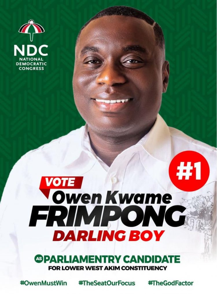 Lower West Akim NDC Parliamentary Primary: I am Winning The Election One Touch Due To My Vast Track Records!—Darling Boy