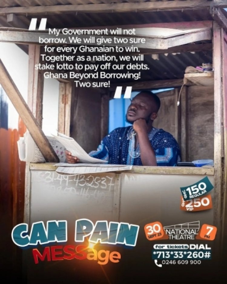 Lekzy hosts “Can Pain Message” on Sept. 30 at National Theatre