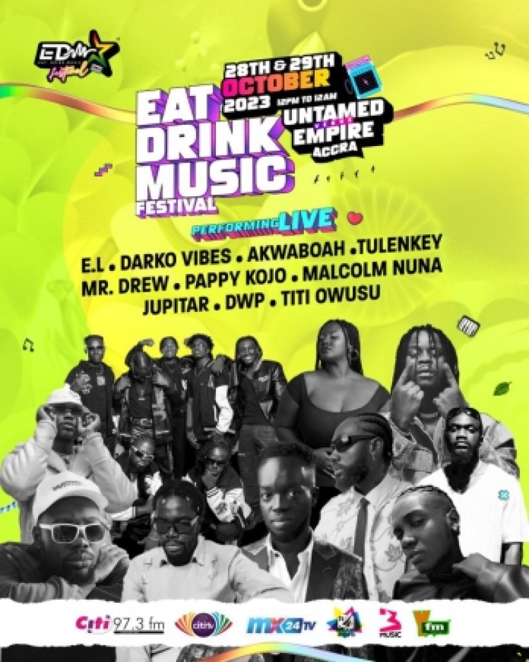 Eat Drink Music Festival announces media partners