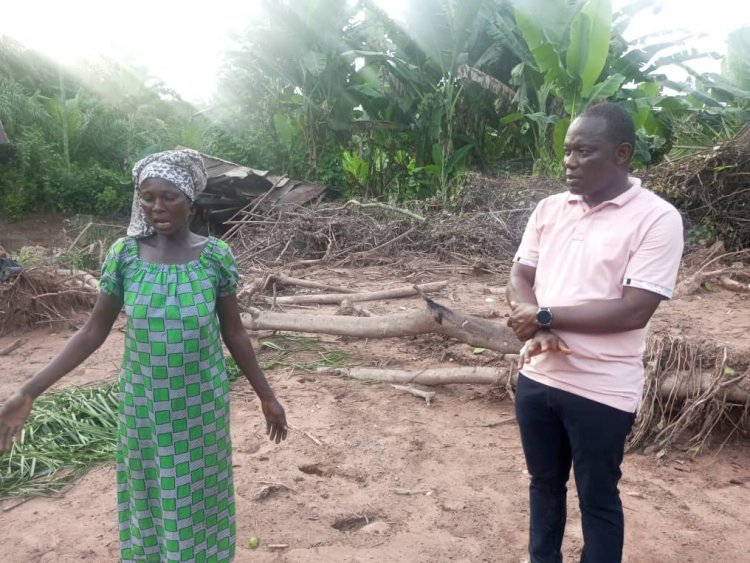 Landslide Disaster Hits Ayesu In Upper Manya Krobo District As MP Rushes To Rescue Of The Victims 