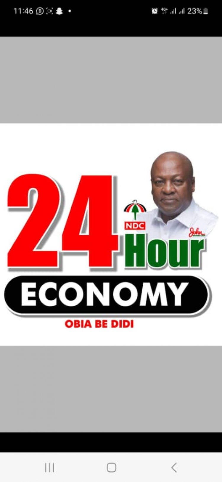 We Will Vote For Mahama To Win 2024 Polls To Implement His 24-Hour Mega Economy Policy —1000s Of Transport Operators Declares Support