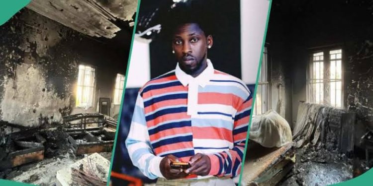 Singer Orezi Is Devastated As Fire Guts House In Lagos