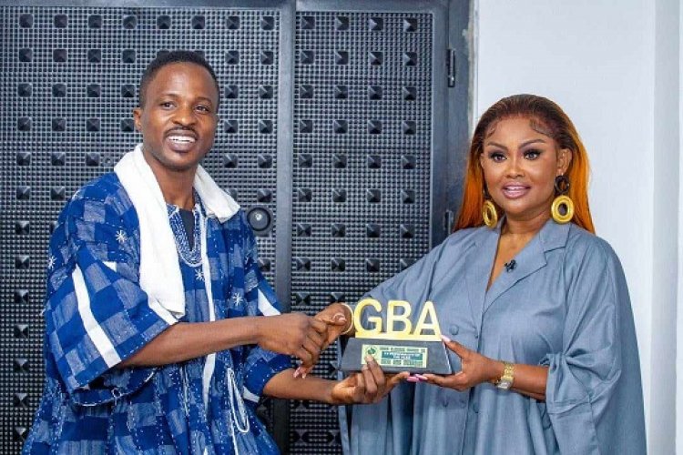 At the Ghana Bloggers Awards, McBrown was named TV Personality of the Year