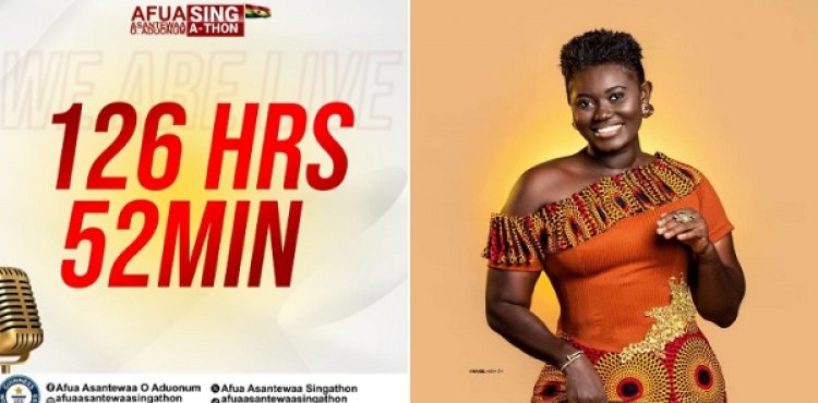 Sing-a-thon evidence submitted by Afua Asantewaa to the Guinness Book of Records