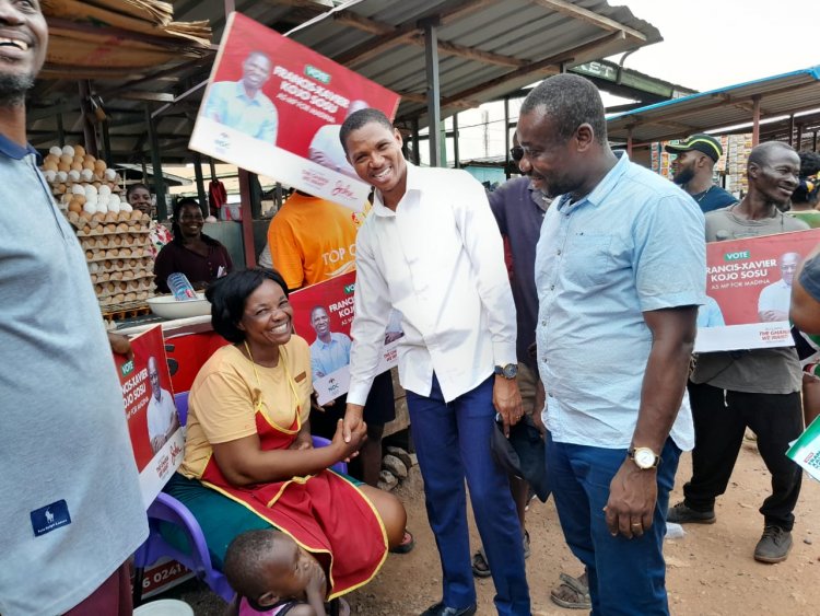 Honourable Francis-Xavier Kojo Sosu To Storm Madina Market Tomorrow To Solicit  For Votes