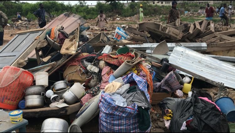 Tears Flow At Gomoa Budumburam---As 700 People Rendered Homeless