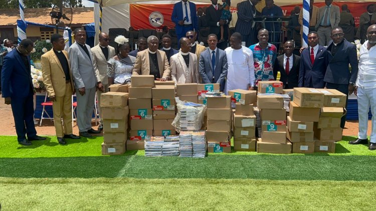 MP, Lawyer Sosu Joins Worshipers In Churches In Madina To Mark Easter Sunday And Donate Books And Cash To The Children's Ministries