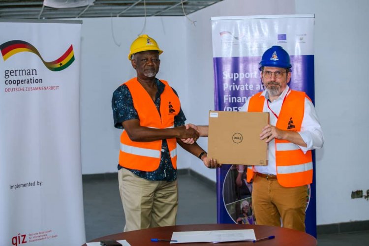 German Development Cooperation Equips Insurance Awareness Coordinators  Group Secretariat With Essential Office  Infrastructure, Valued At GH¢ 130,000.