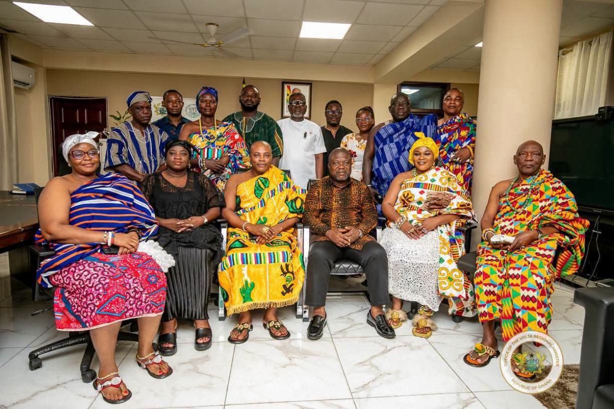 Volta Regional Minister Receives Official Invitation To 70th Mepe Afenorto Festival Grand Durbar