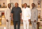 Newly Elected Assemblies Of God,Ghana Executive Presbytery Officers Call On President Mahama 