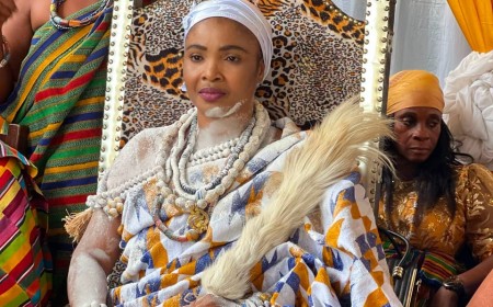 Amafu Black Stool Of Mepe Akorvie Royal Clan Gets New Queen After Decades Without One