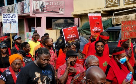 Tensions Mount In Ga Central As Residents Protest To Demand Action On Poor Roads And Drainage Systems