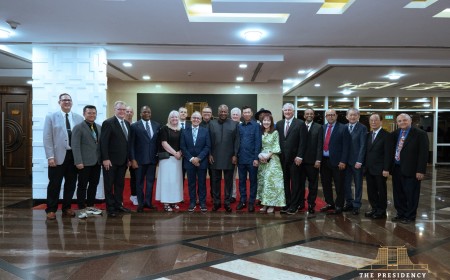 World Assemblies Of God Fellowship Executive Committee pays courtesy Call On President Mahama 