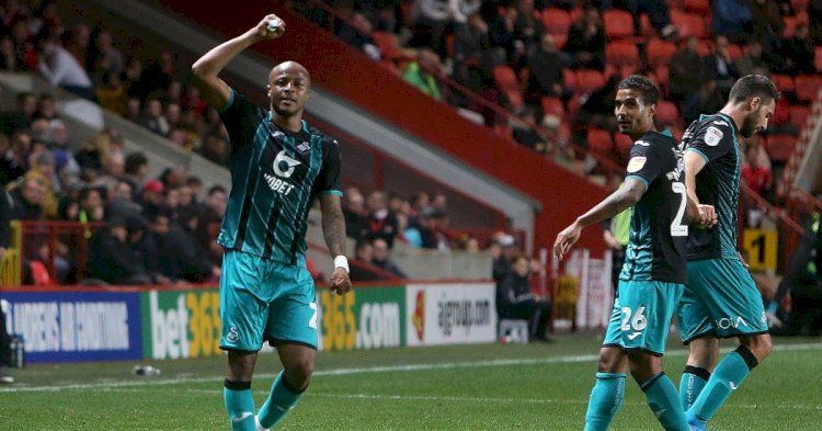 Andre Ayew's goal SENDS Swansea to top