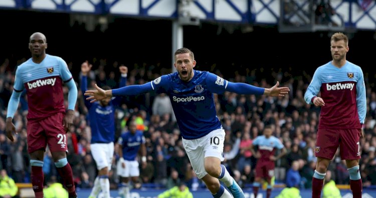 EPL Day 9: Everton 'RISE' from Buttom after 'HAMMERING' Hammers at Goodison; Everton 2 - 0 West Ham