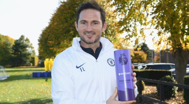 Lampard Wins Manager of the Month Award