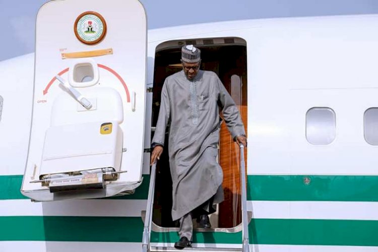 Buhari Returns to Nigeria After 'Private Visit' To London