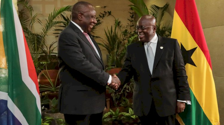 "It is a strategic partnership that will bind our two nations in relations of greater intimacy" - Nana Addo on the Ghana-South Africa Bi-National Commission for Co-operation