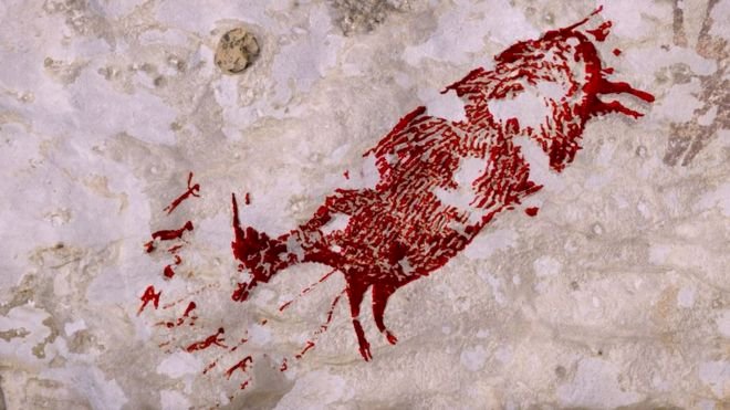 Sulawesi art: Animal painting found in cave is 44,000 years old