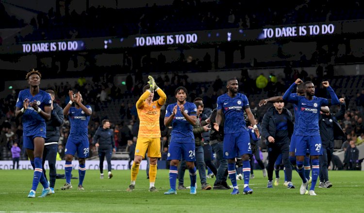 Willian's Brace sails Chelsea through against Spurs as Son sees Red