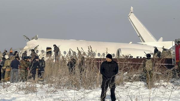 Bek Air flight with 100 onboard crashes near Almaty airport; Kazakhstan
