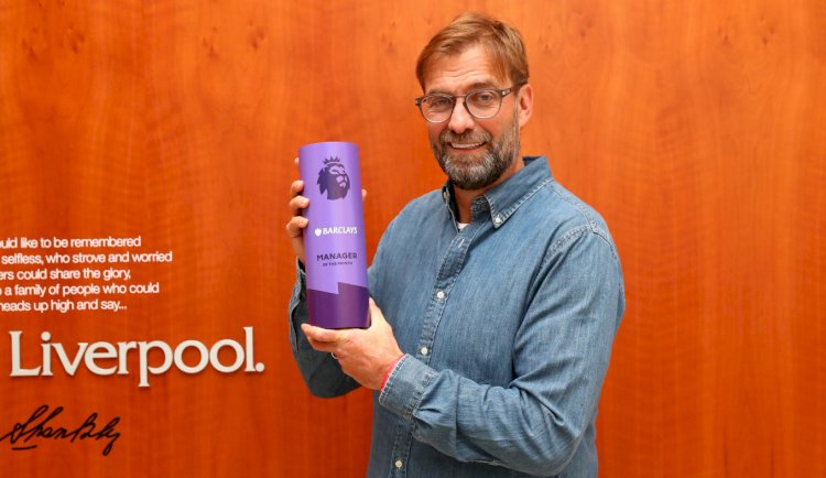 Klopp wins Manager of the Month Award for the fourth time in a season