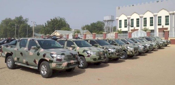 Gov. Zulum Donates 70 Patrol Vehicles To ‎Army, Police, Others, To Fight Boko Haram