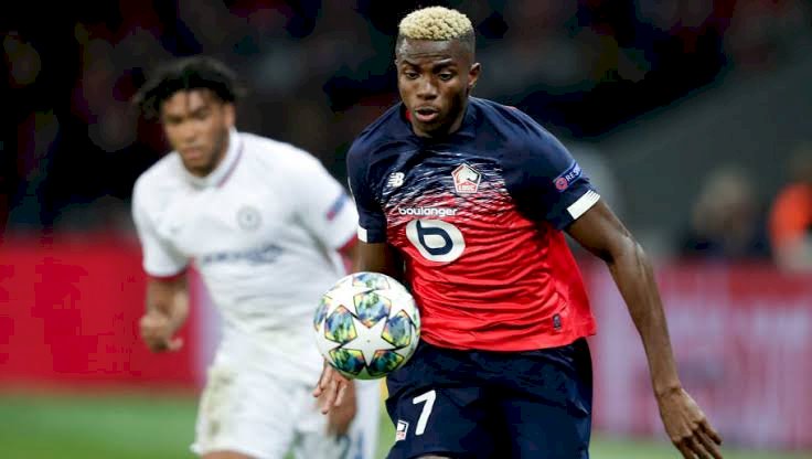 Osimhen Records 15th goal of the season for Lille