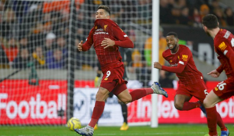 EPL: Liverpool wound Wolves to become a 40-plus game unbeaten side in top-flight history; Wolves 1 - 2 Liverpool