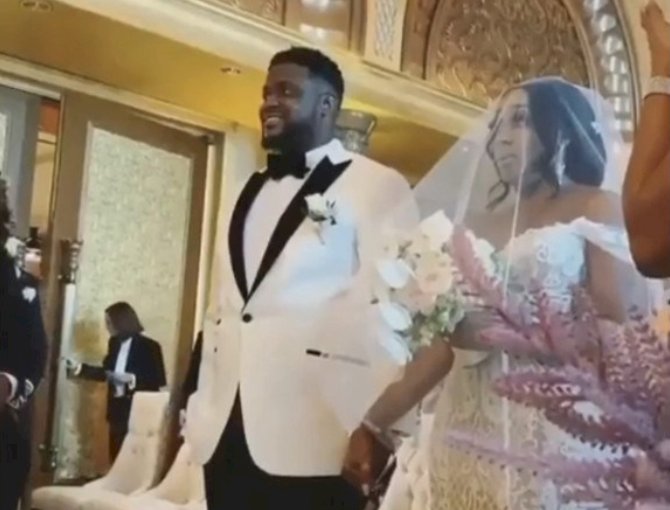 Adewale Adeleke And Kani's White Wedding In Dubai