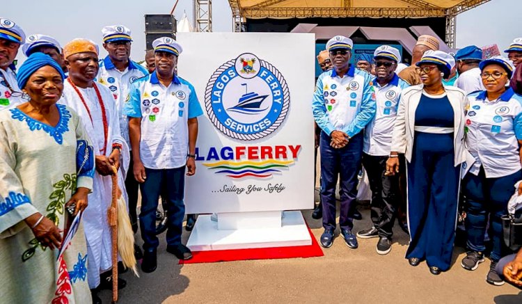 Gov. Sanwo-Olu Launches Lagos 'Ferry's' Commercial Operations (Photos)
