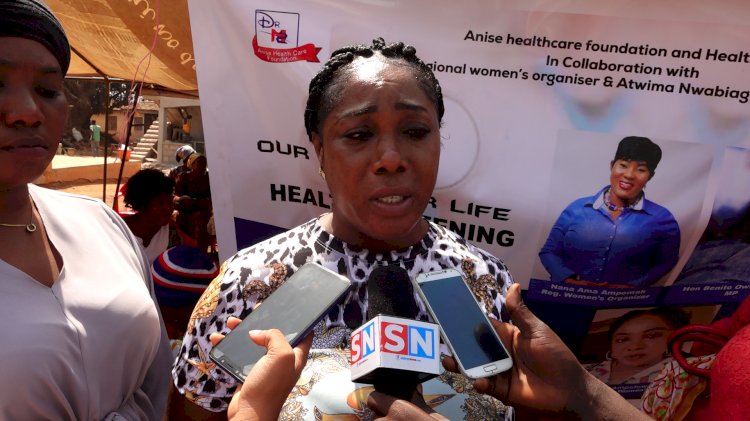 "Our health is one of his greatest priority" - Atwima Nwabiagya NPP Women's Organizer praise Hon. Benito Owusu Bio