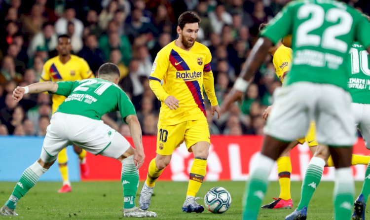 Messi's three assist earns Barca comeback; Real Betis 2 - 3 Barcelona
