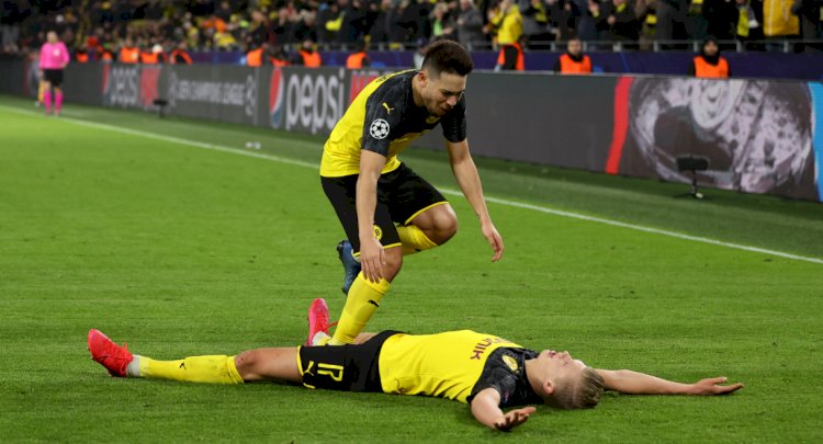 UEFA CL: Erling Haaland double gives Dortmund Hope; Dortmund 2 - 1 PSG