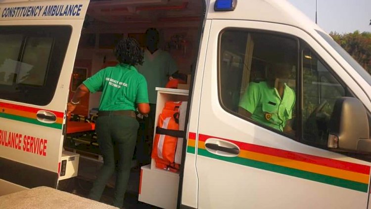 Akufo-Addo's Newly Inaugurated Ambulance Saves A Life In Ada