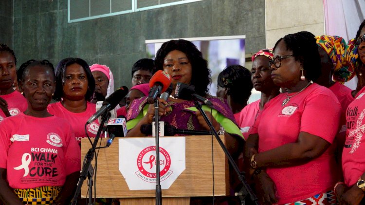 "Let us send the prayers their way whiles patients go to the hospitals" - Dr. Mrs. Wiafe Addai Beatrice on creating Breast Cancer Awareness
