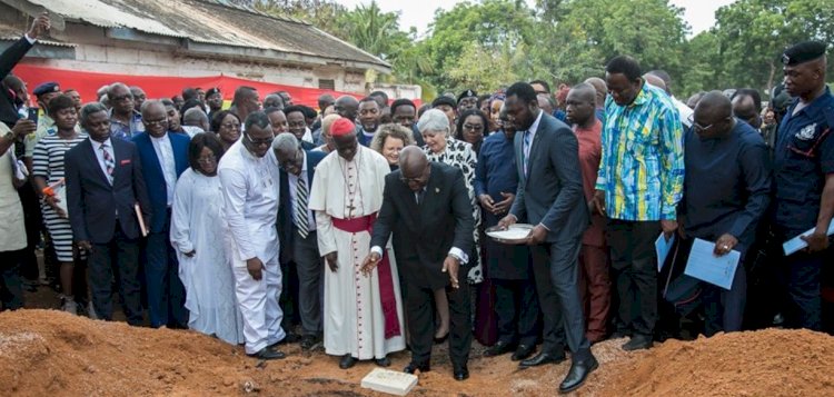 Construction of National Cathedral commence as President lays Foundation Stone