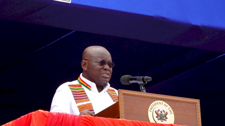 “Stop Shaking Hands; Cover Mouth When Coughing Or Sneezing” – President Akufo-Addo To Ghanaians