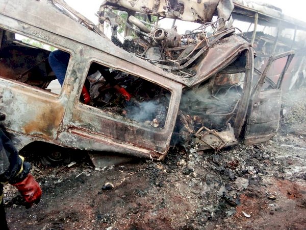 Kintampo Accident: 27 Bodies, Mostly Burnt, recovered